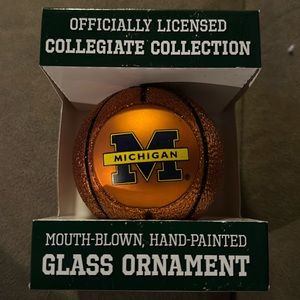 University of Michigan Basketball Ornament
